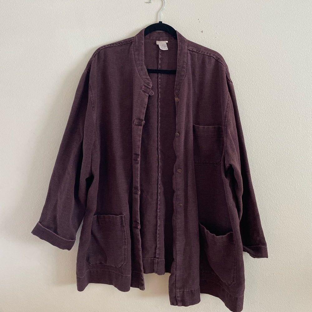 J. Jill Hemp Purple Jacket